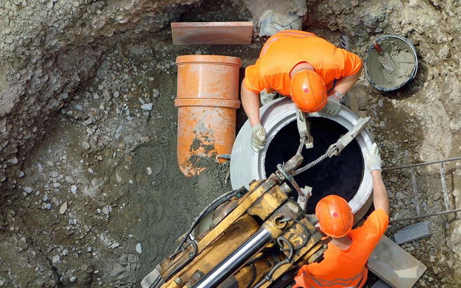 travaux assainissement Breuil-le-Sec